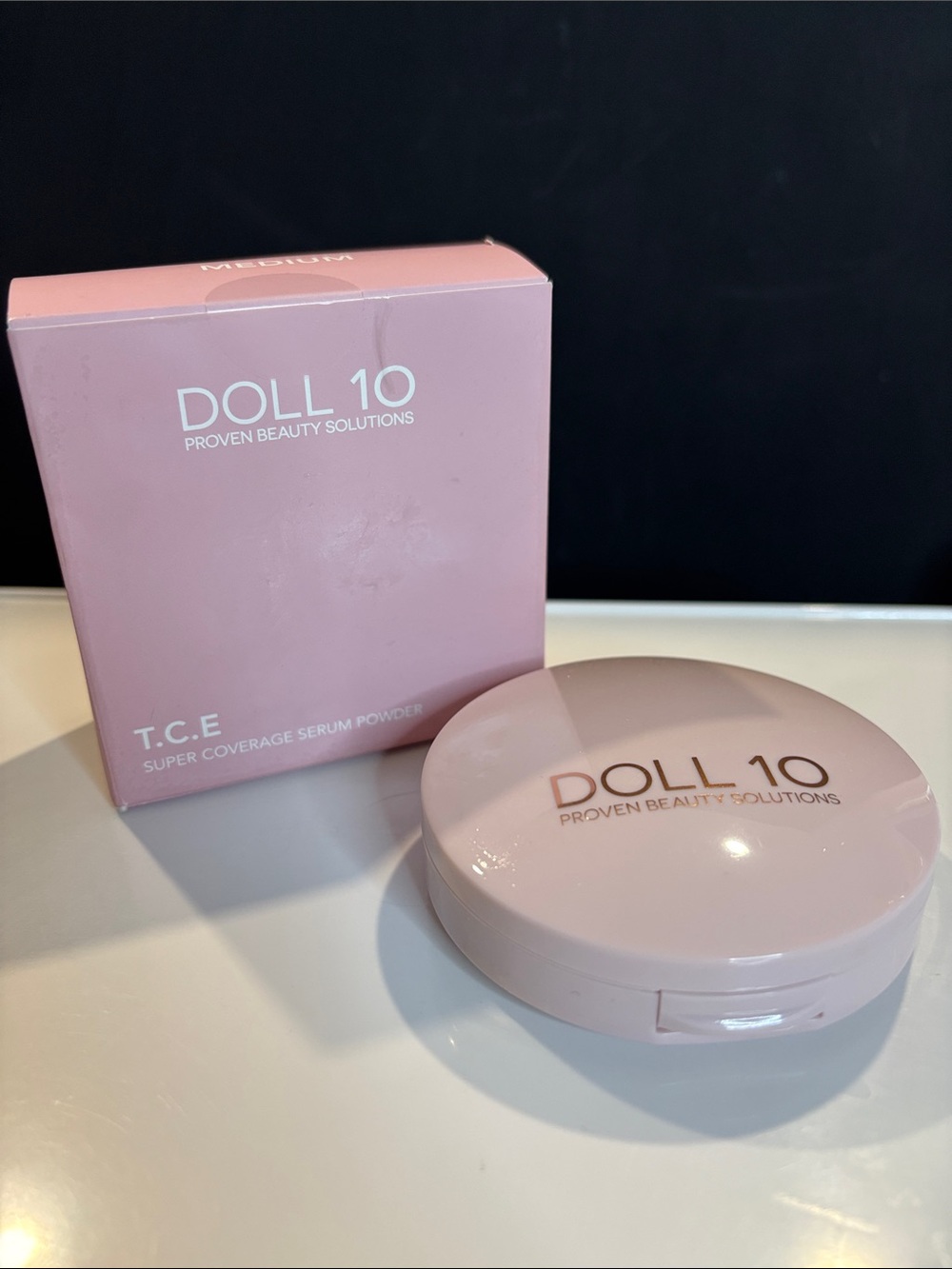 Dollcake Doll 10 T.C.E Super Coverage Serum Powder - Medium